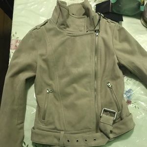 Mackage Suede Moto Jacket
